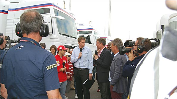 Felipe Massa swung by for a chat