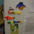 Emma in Cornwall publicises the podcast on her work fridge!
