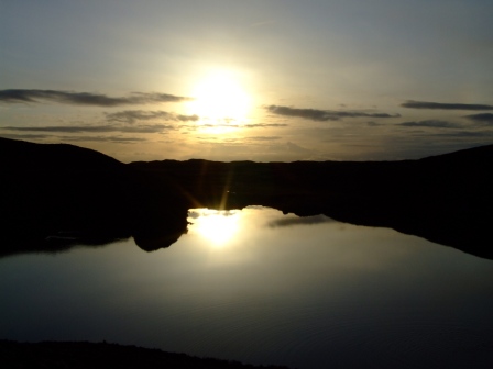 morning light on Lewis loch
