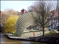 Shrewsbury's Quantum Leap sculpture