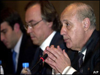 Roberto Lavagna, ministro da Economia da Argentina