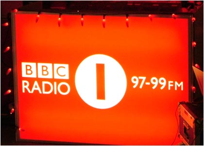 Edith Bowman backstage at Hyde Park