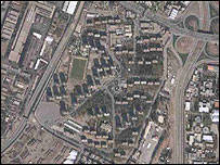 عکس ماهواره ای از لويزان