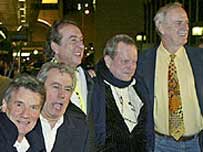 The Monty Python team at the show's US launch