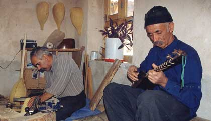 Music making workshop in Iran