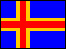 The Aland Island's flag