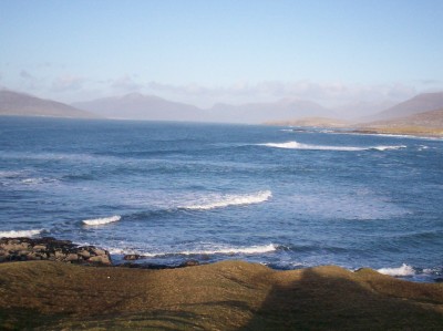 Looking out towards Cliasmol/Amhuinnsuidhe