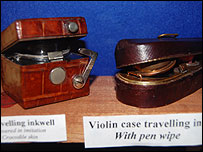 Travelling inkwells