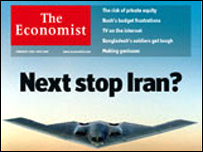 روی جلد اکونوميست با عنوان مقاله ايران