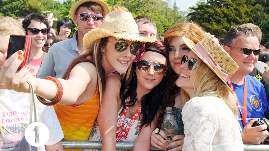 Photos of the Radio 1's Big Weekend audience on Saturday