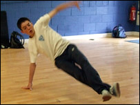 In rehearsals for Darwin's Notebook