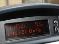 BBC Oxford RDS display