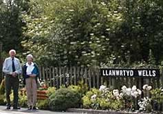 Ainsley Jones and Norwen Davies at Llanwrtyd Wells Station