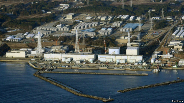 日本福岛第一核电站(资料照片，11/03/2013)