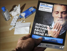 Poster and information on swine flu