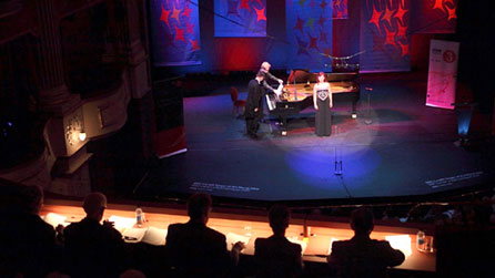 The jury's view of the stage. Photo © Brian Tarr