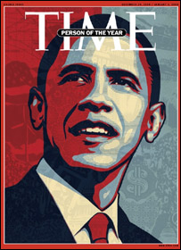 اوبامہ ٹائم میگزین کے صفـحۂ اول پر