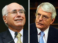 John Howard and John Major