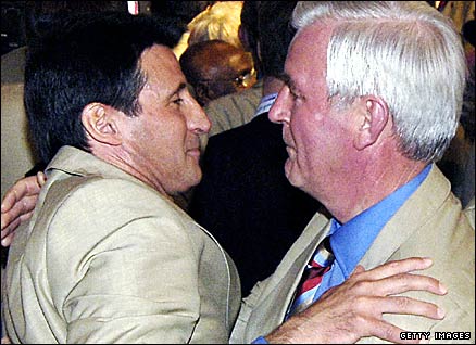 Sir Craig Reedie (right) was influential in helping London win the battle to stage the 2012 Games