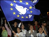 Kıbrıs'ta Türk bayrağı