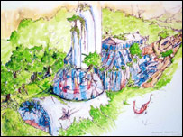 Alien landscape by Andy Matthews