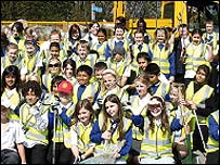 Everyone working together for the Spring Clean up