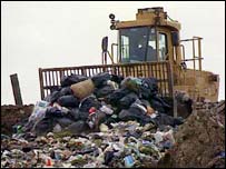 محل دفن زباله در بریتانیا