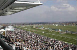 Crowds at the Grand National