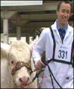 A competitor at The Royal Show 2002 