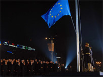 Romanya'da AB bayrağı