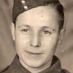 Ted Housman in uniform circa 1943-1945