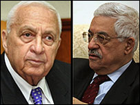 Ariel Şaron ve Mahmut Abbas