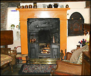 Fireplace at Shandy Hall