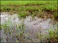 The festival site on Tuesday 21 August 2007