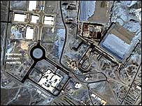 عکس هوایی تاسیسات اتمی نطنز