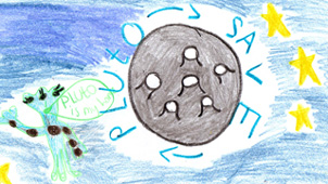 Bye bye planet Pluto