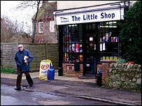 Obchůdek v Británii (ilustrační foto)