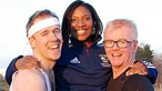 Chris and Jonny with Denise Lewis