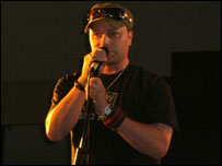 Alan Raw at the Leeds Festival 2005