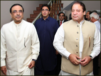 نواز شریف، آصف زرداری