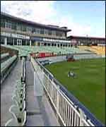 View from the virtual 360 tour inside the cricket ground at Edgbaston 