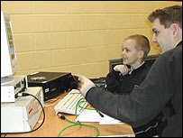 Nick Carter helps edit the radio package