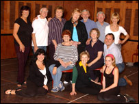 The community cast of 'Follies'
