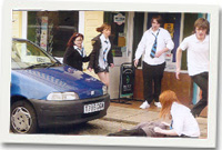 Ffilmio yn Borth