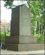 The George Eliot obelisk 