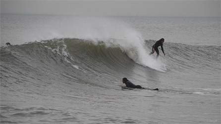 Surfing at Aberavon by 'Spen45'