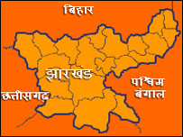 झारखंड नक्शा