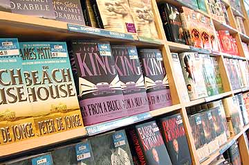 PAPERBACK HELL. Image: Books on sale