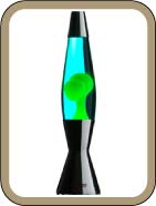 A lava lamp