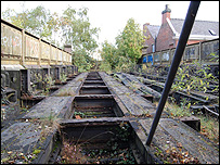 On top Friar Gate Bridge